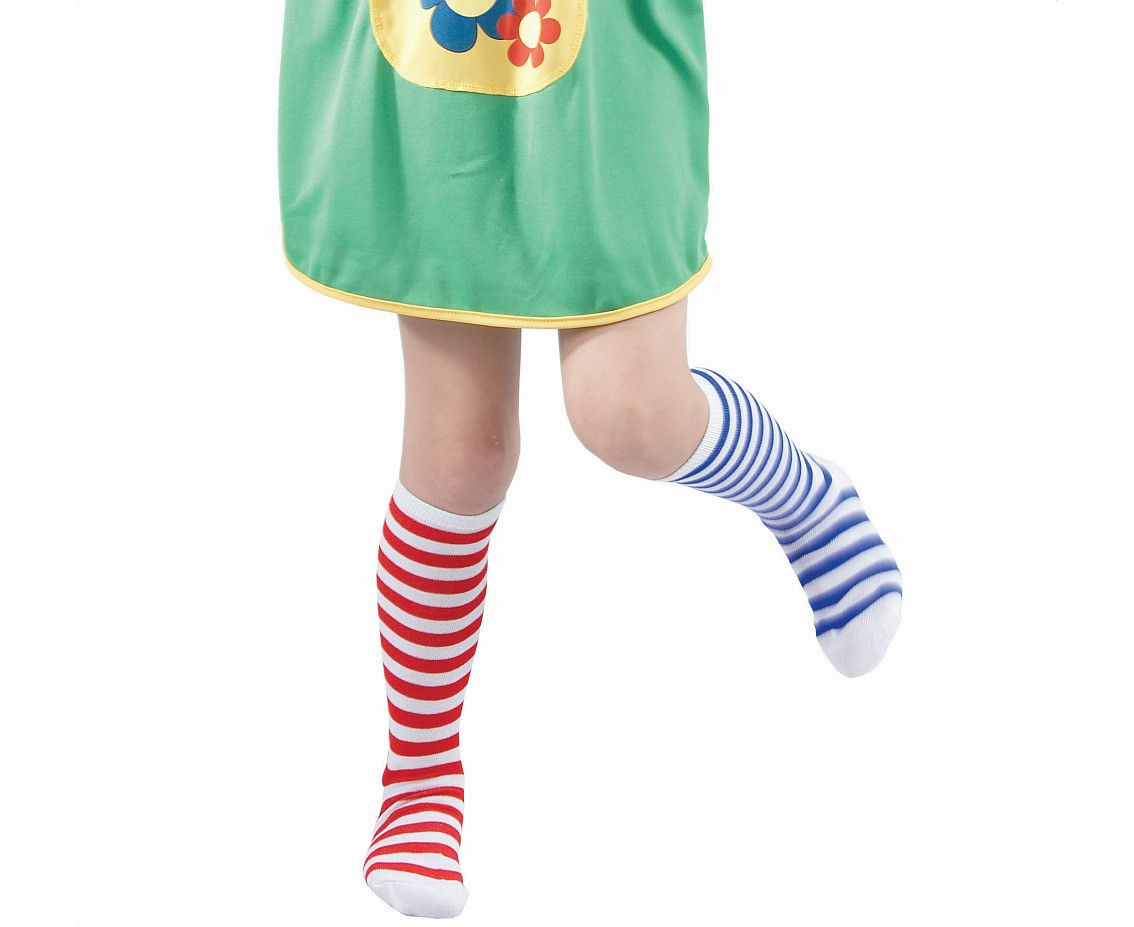 Role play-set for kids Pippi (dress, socks), size 110/120 cm